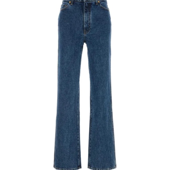 KHAITE Denim - KHAITE High Rise Blue Jeans Danielle